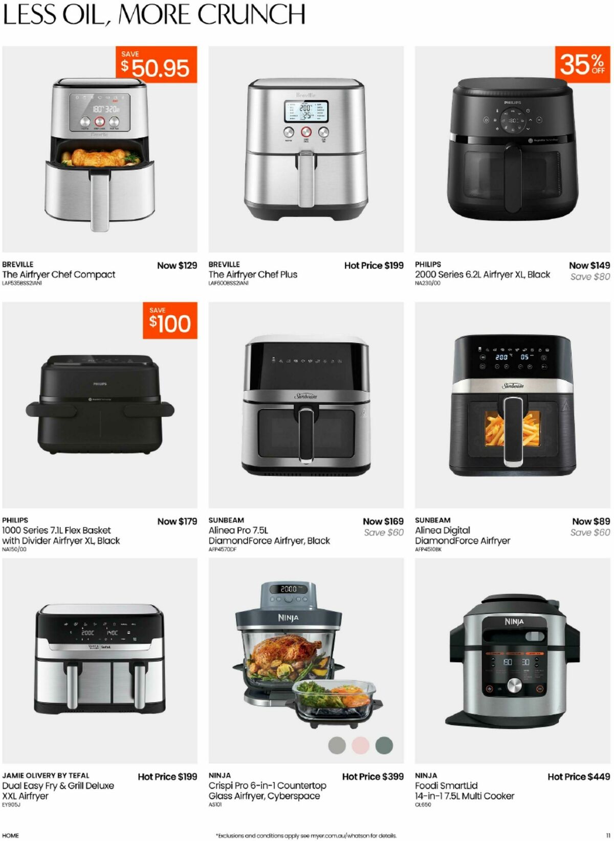 Myer Catalogues from 9 August