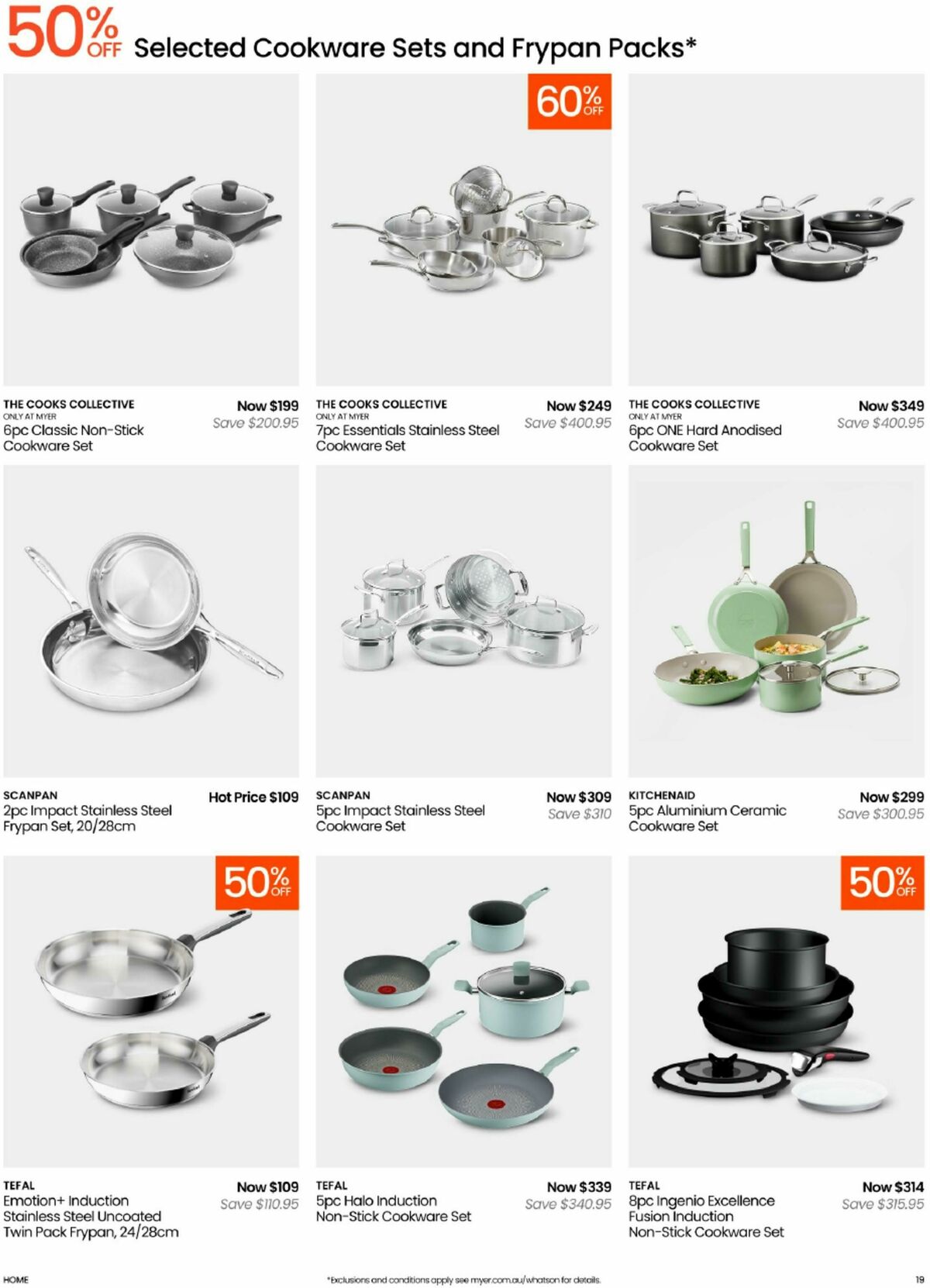 Myer Catalogues from 9 August