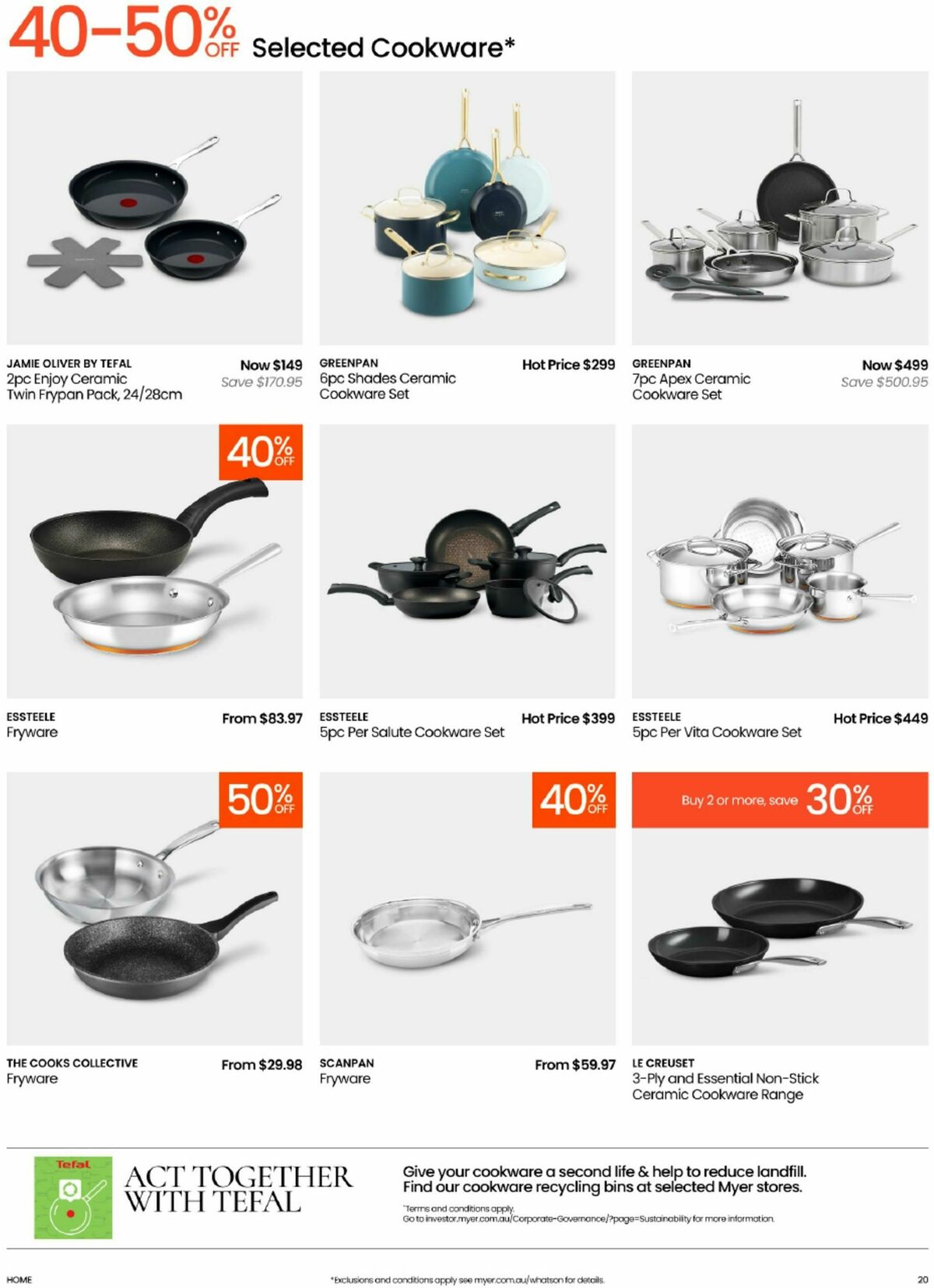 Myer Catalogues from 9 August