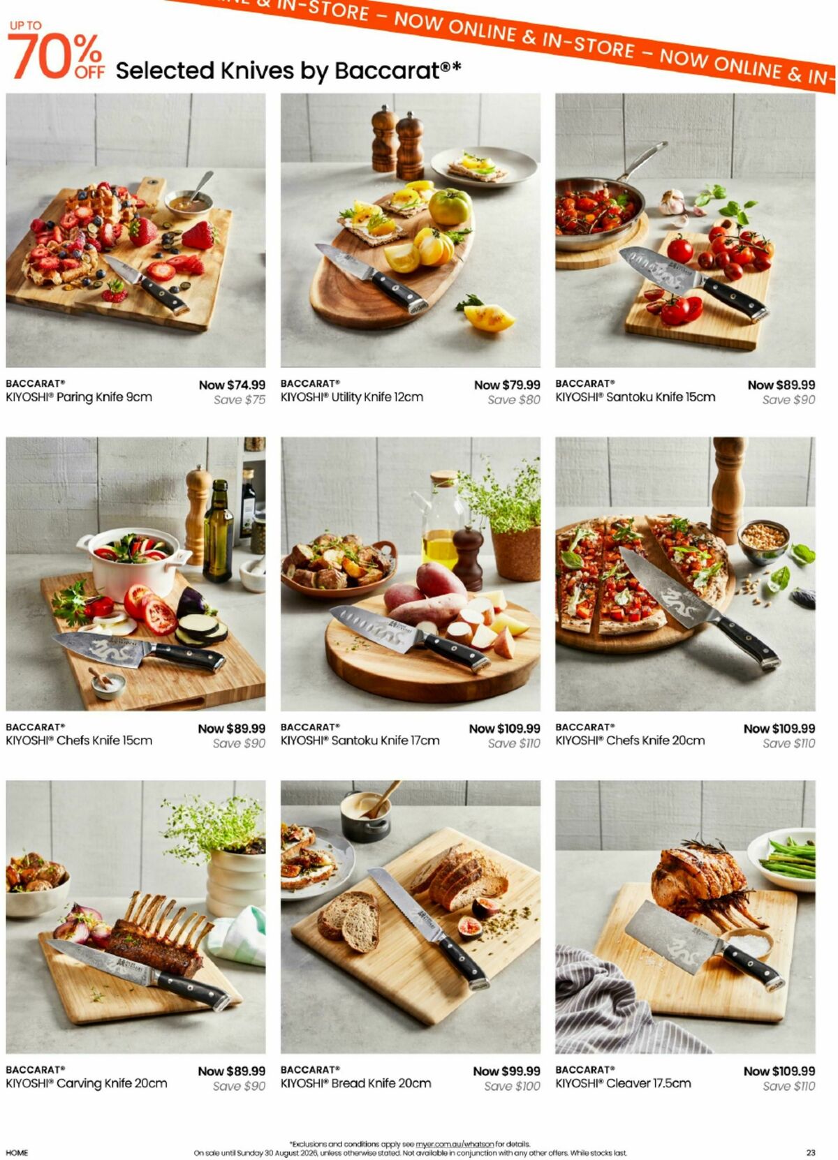 Myer Catalogues from 9 August