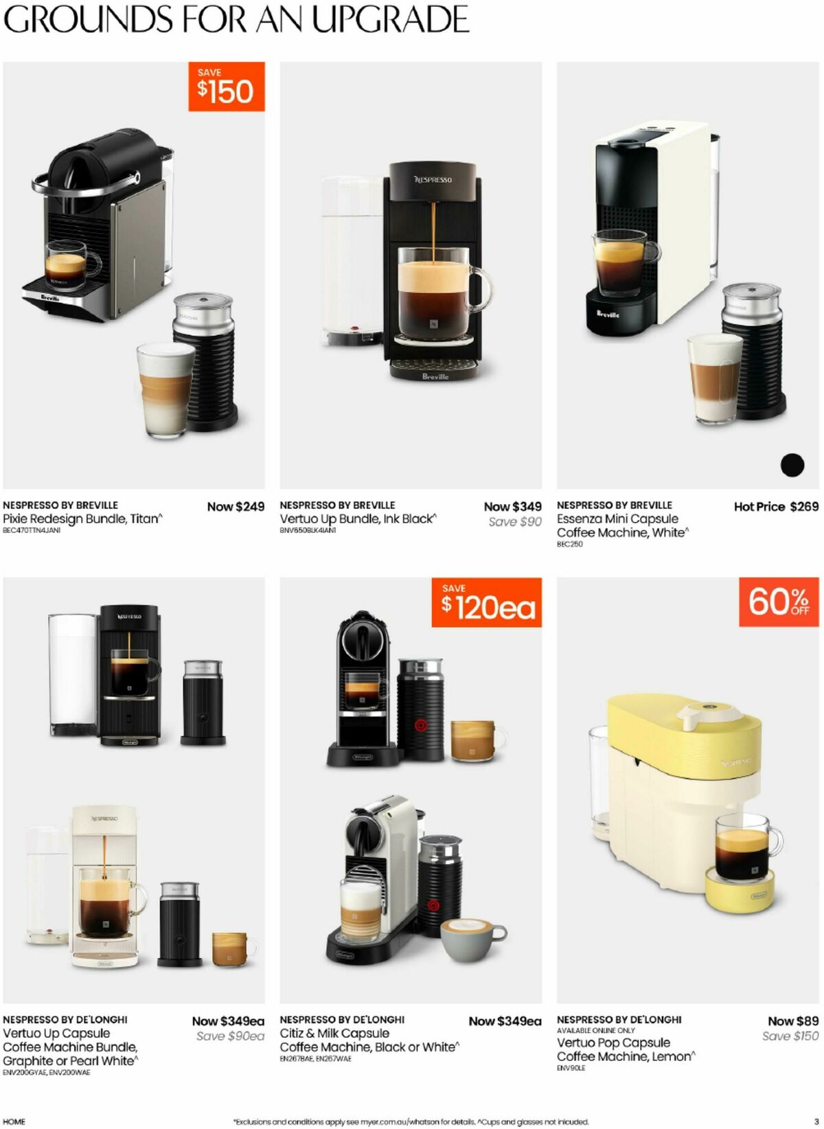 Myer Catalogues from 9 August