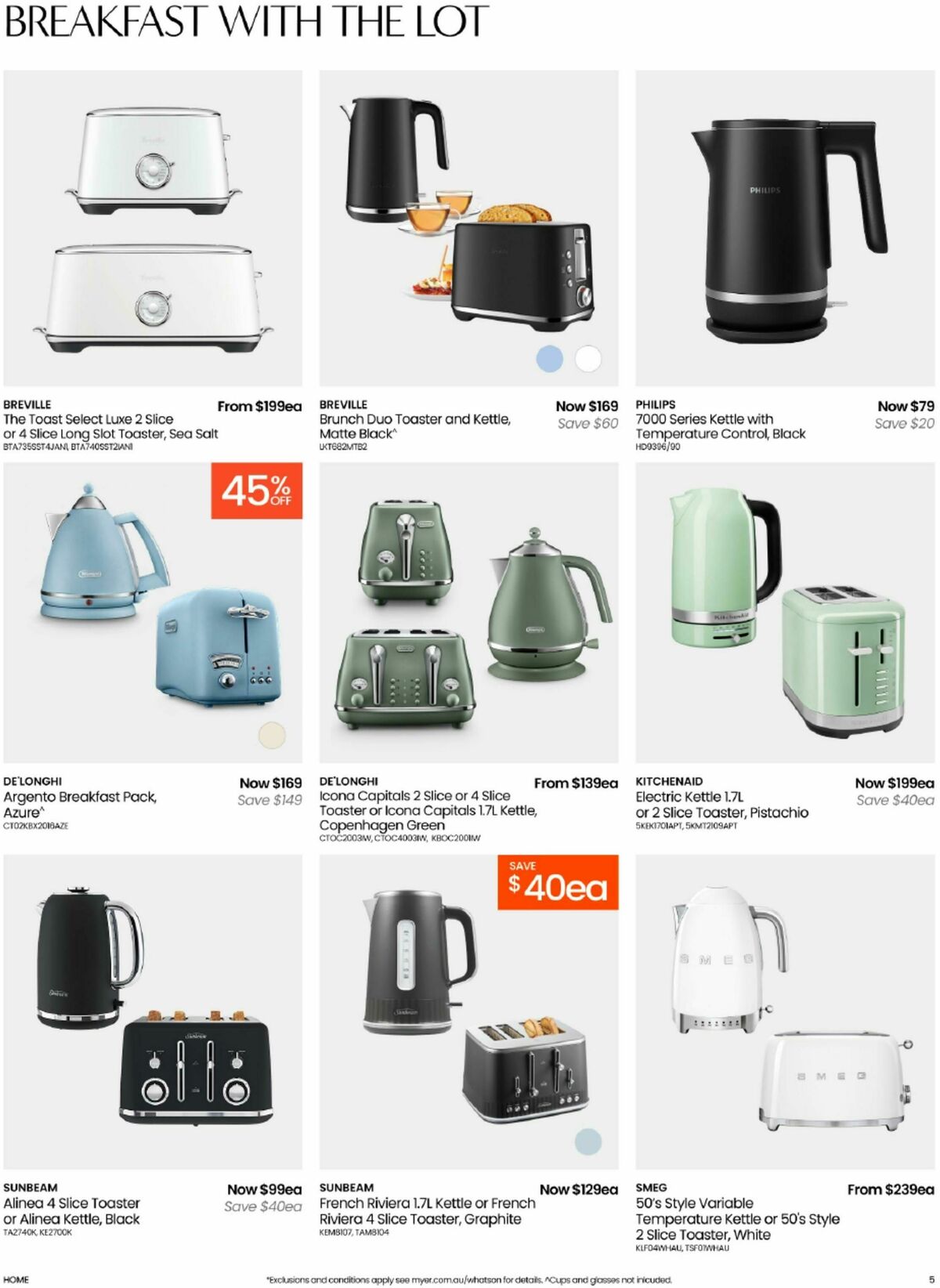 Myer Catalogues from 9 August