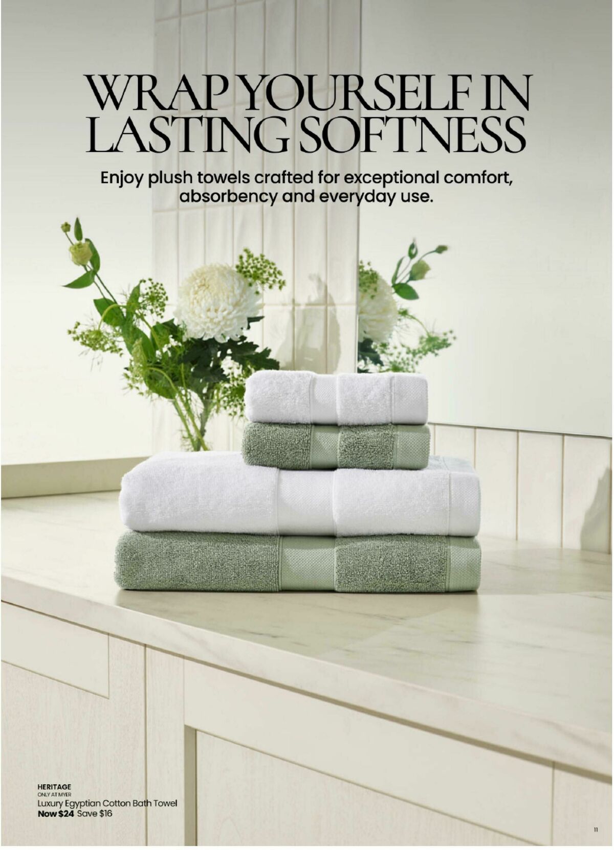Myer Bed, Bath & Living Home Essentials Catalogues from 9 August