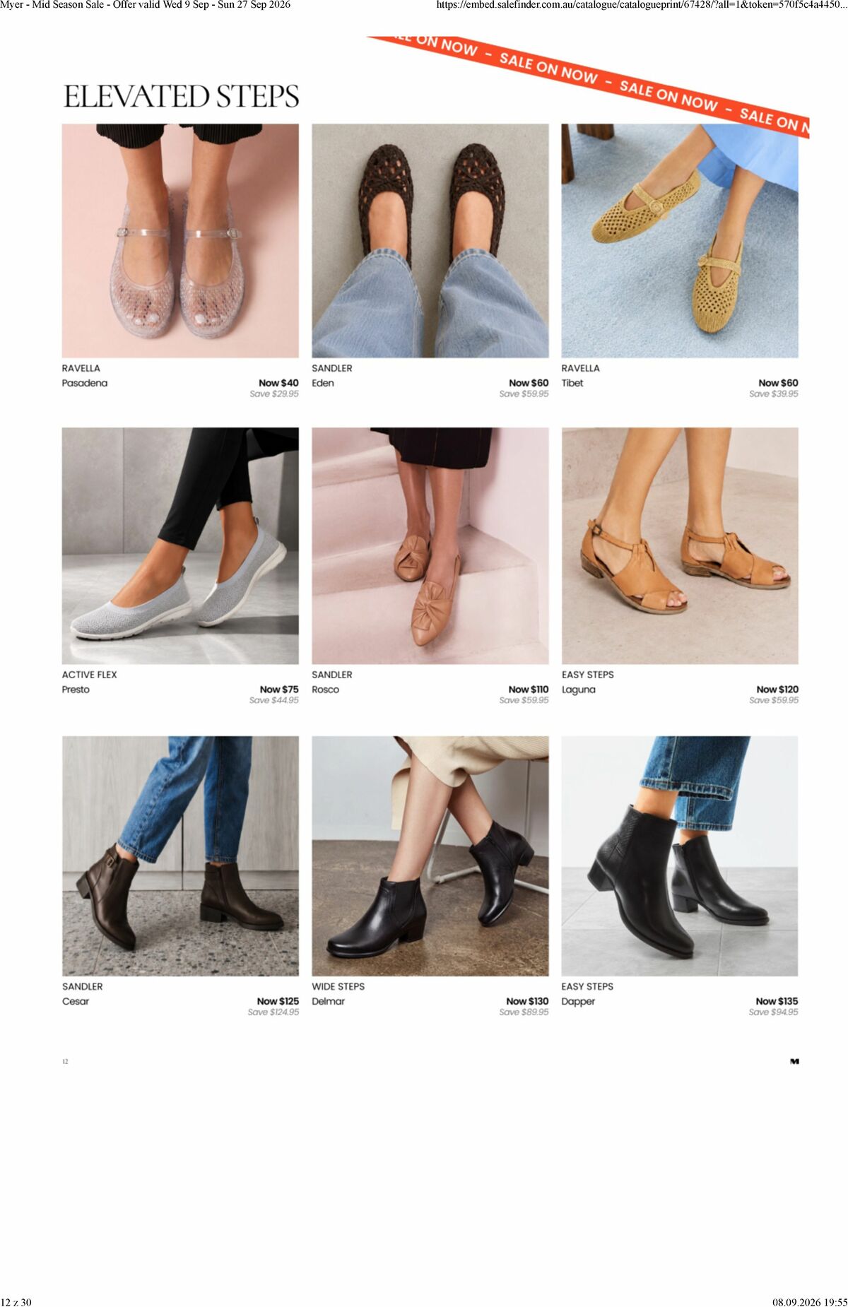 Myer Catalogues from 9 September
