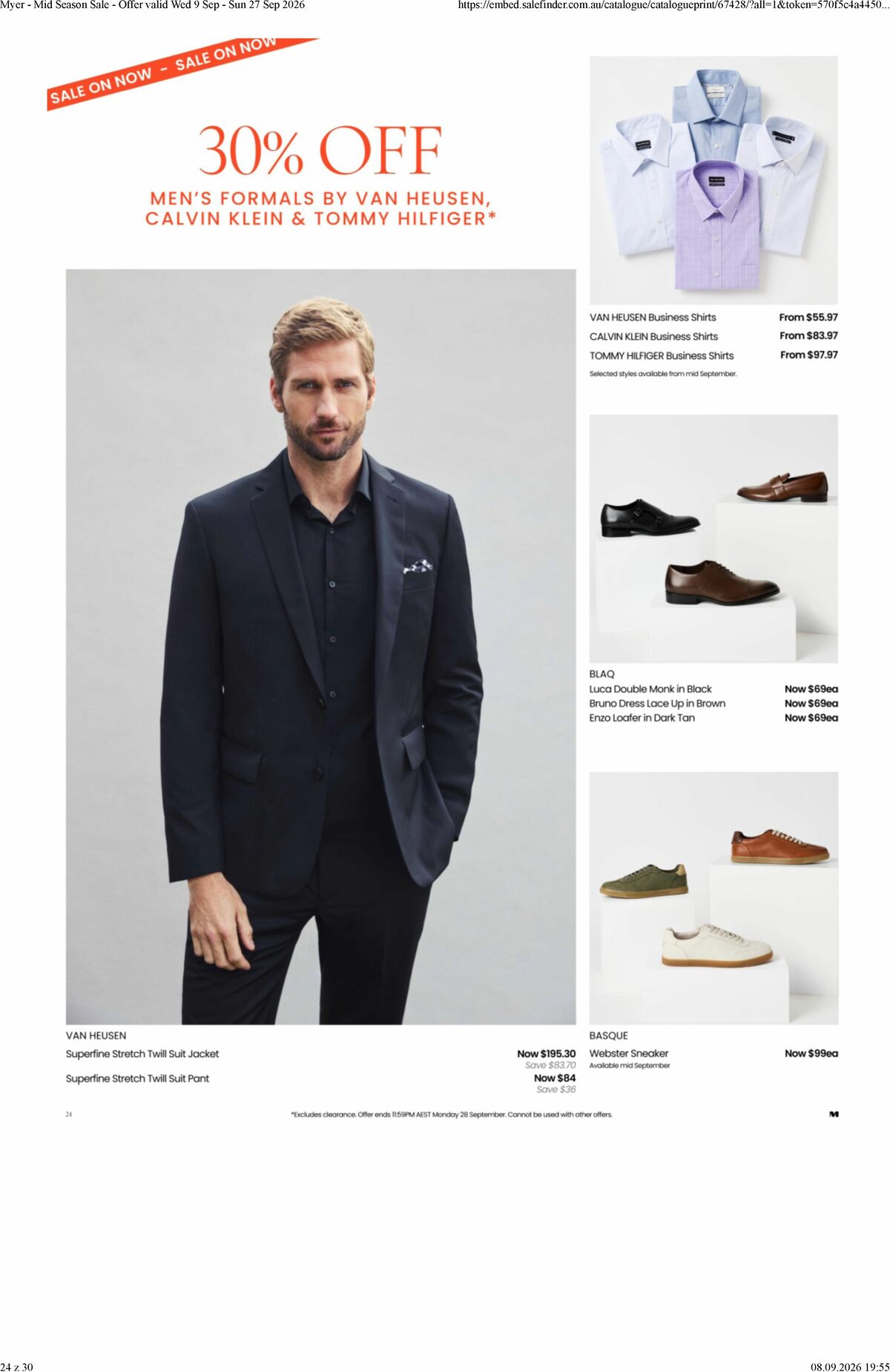 Myer Catalogues from 9 September