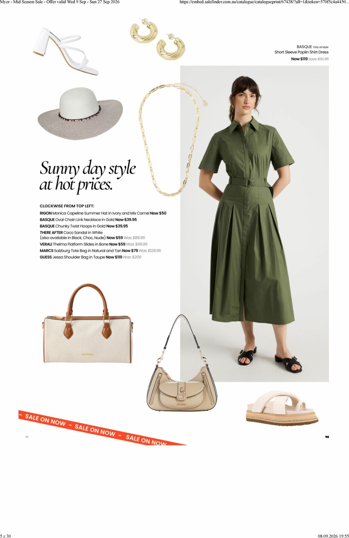 Myer Catalogues from 9 September