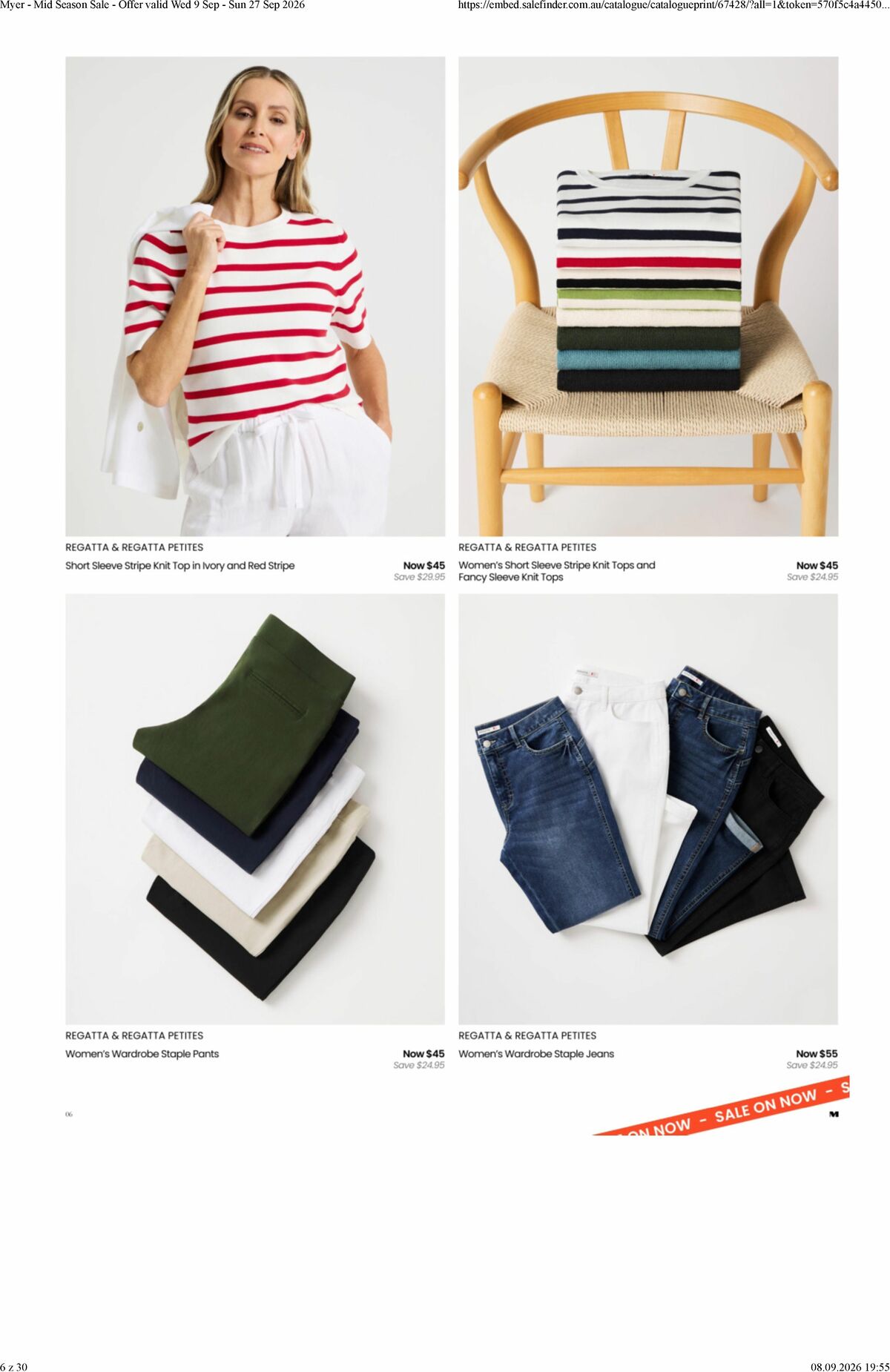 Myer Catalogues from 9 September