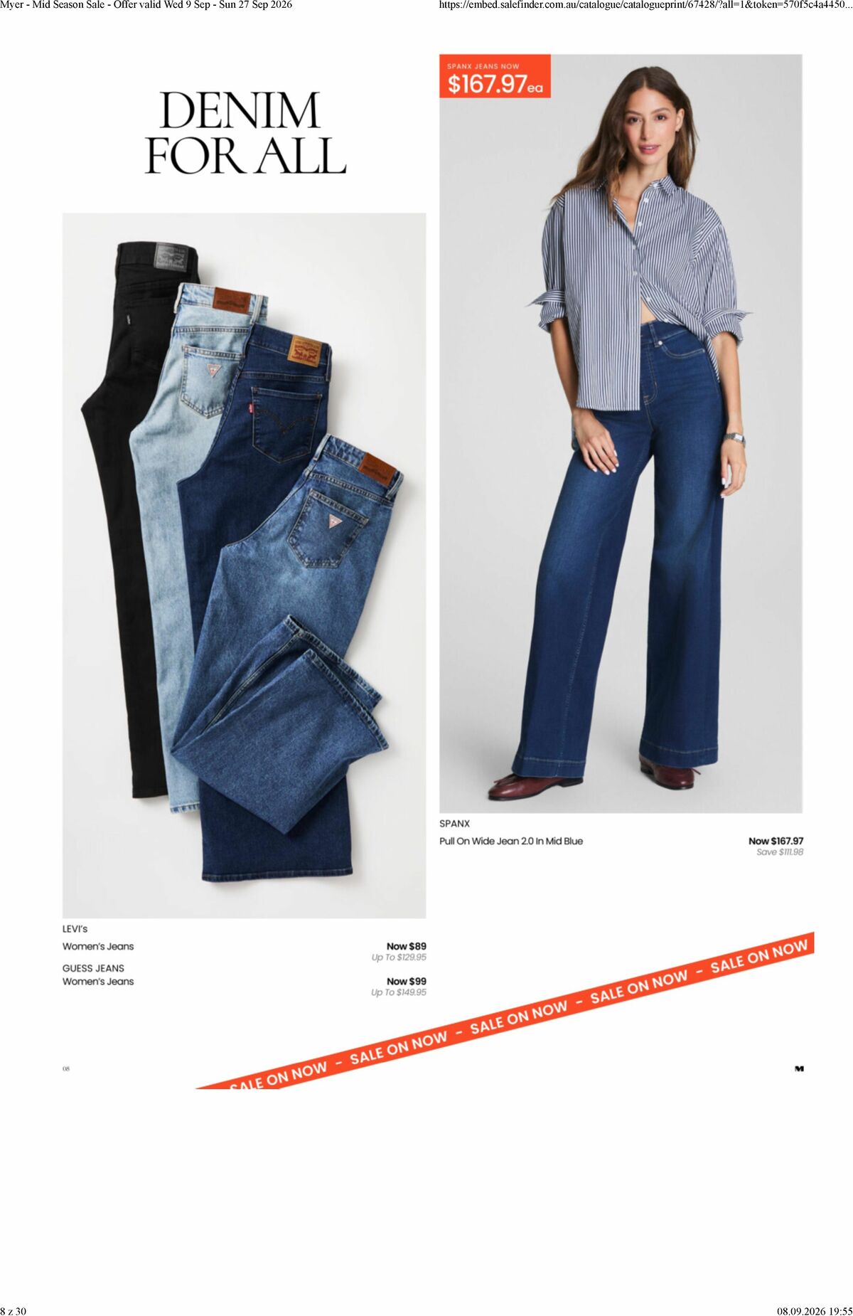 Myer Catalogues from 9 September