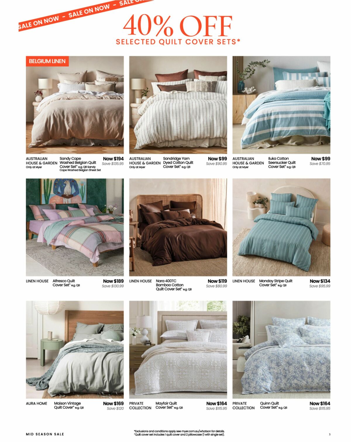 Myer Catalogues from 9 September