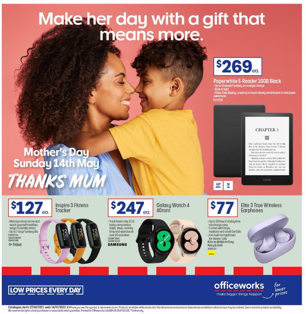 Officeworks Catalogues from 27 April