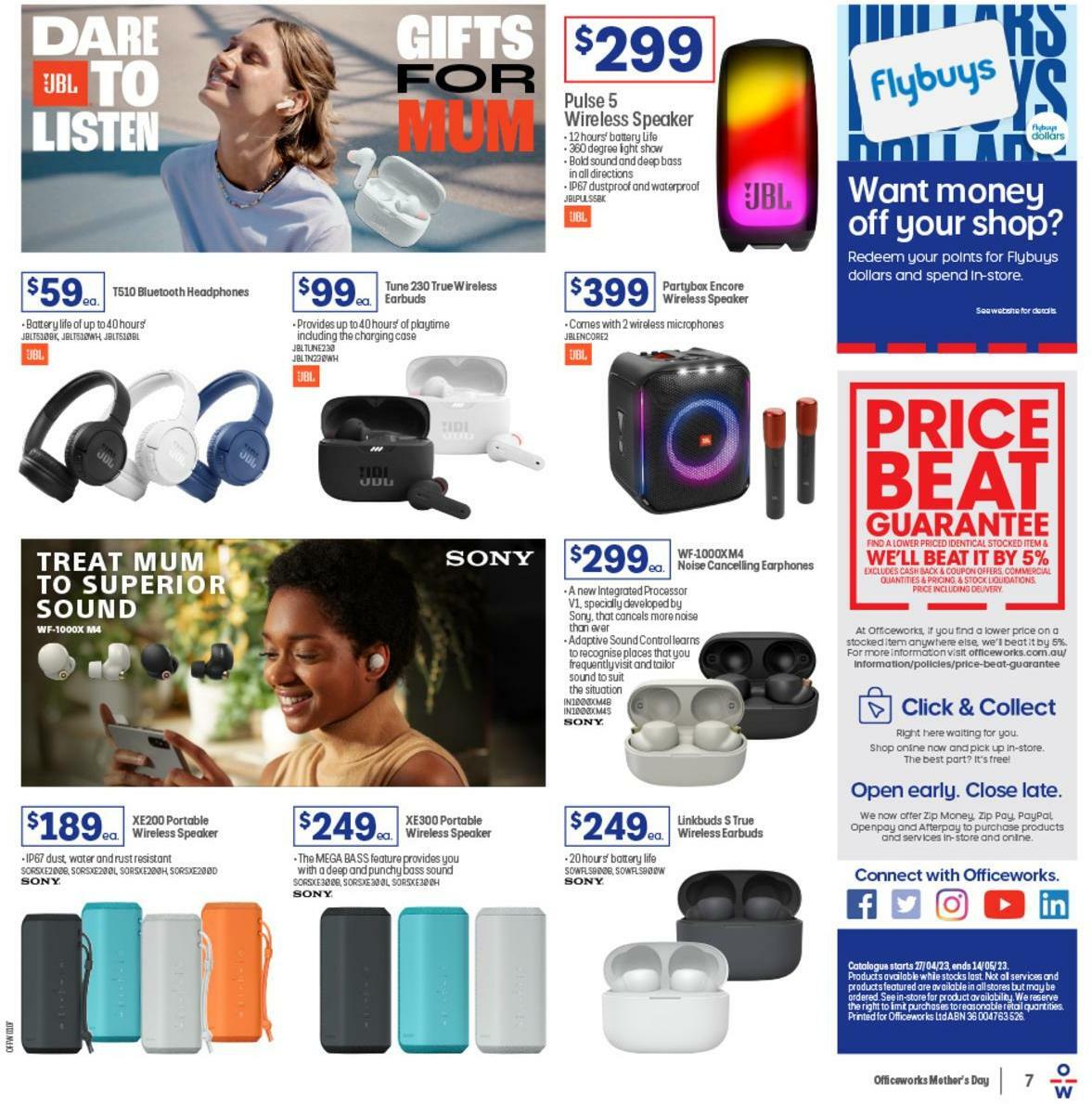 Officeworks Catalogues from 27 April
