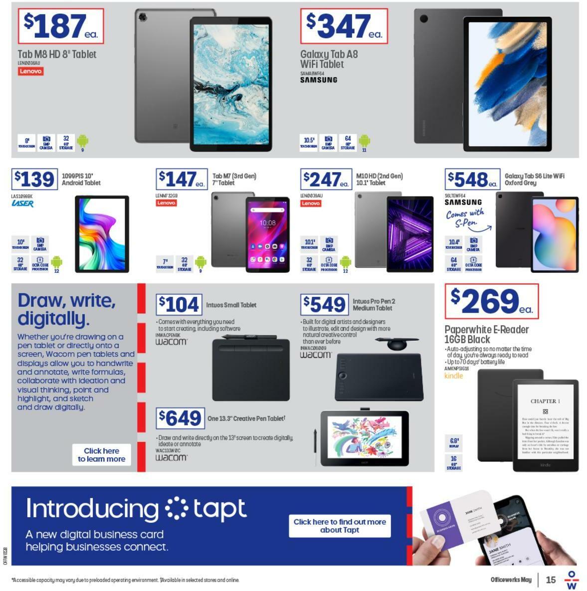 Officeworks Catalogues from 11 May