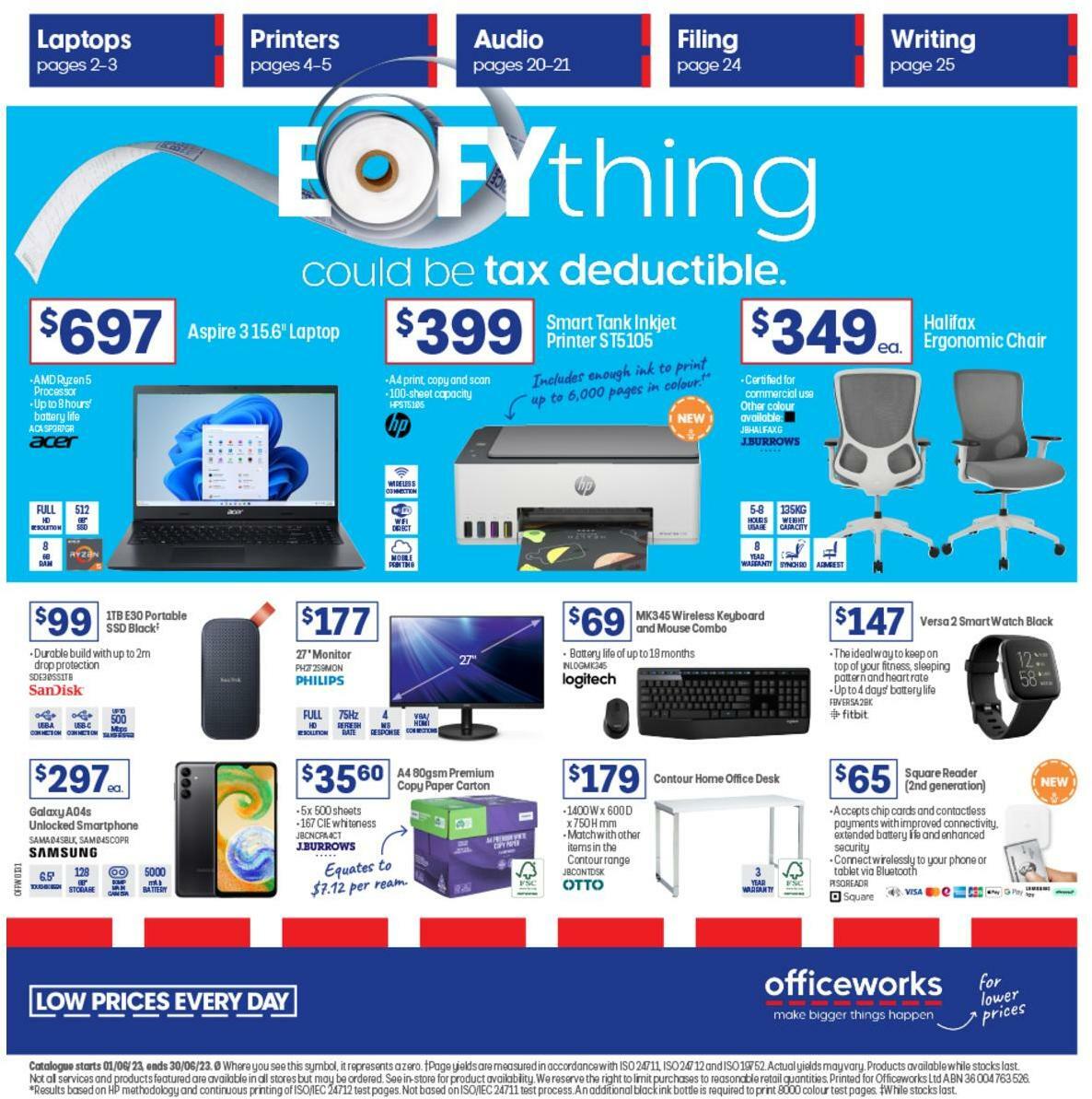 Officeworks Catalogues from 1 June