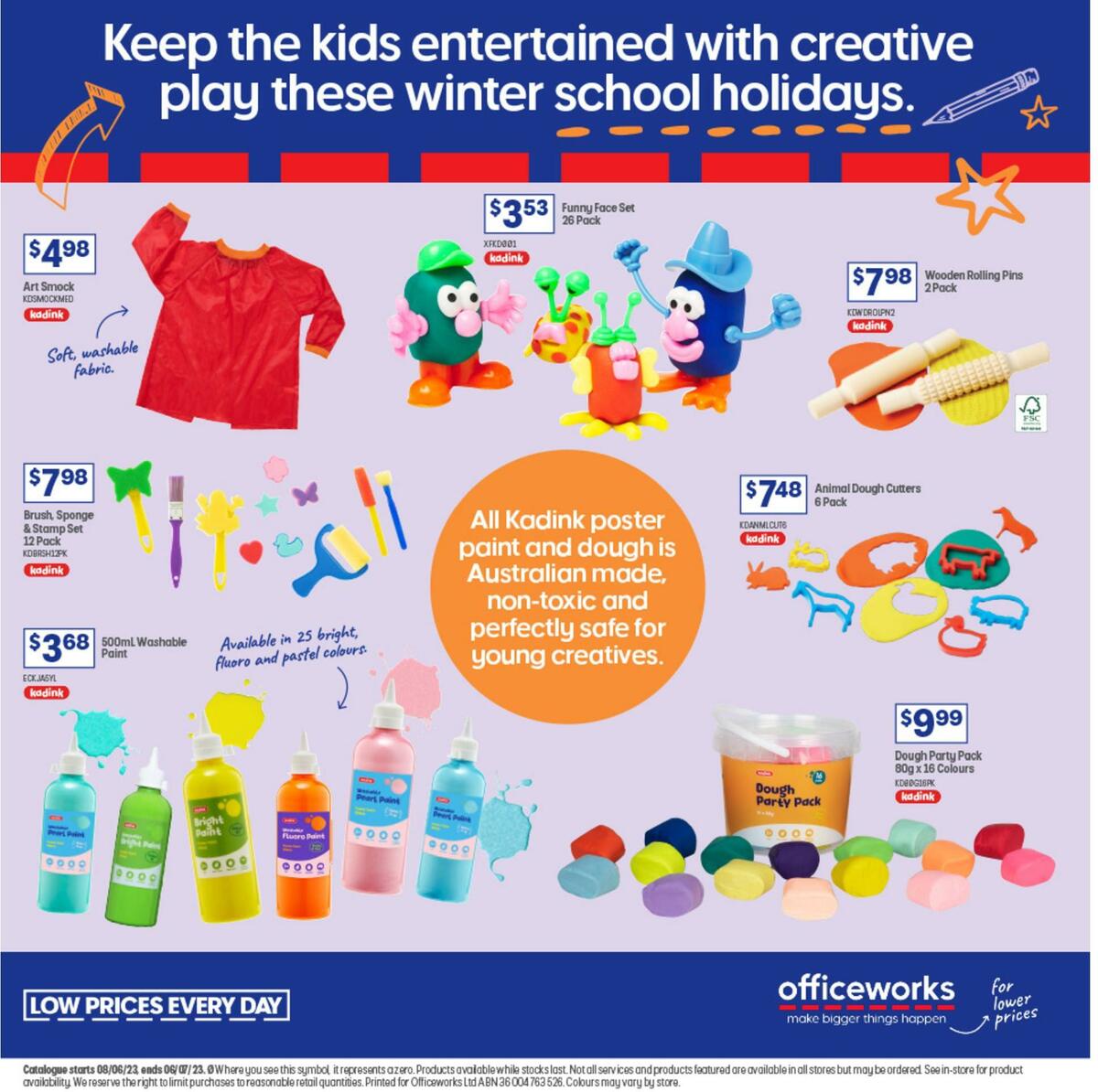 Officeworks School Holidays Catalogues from 8 June