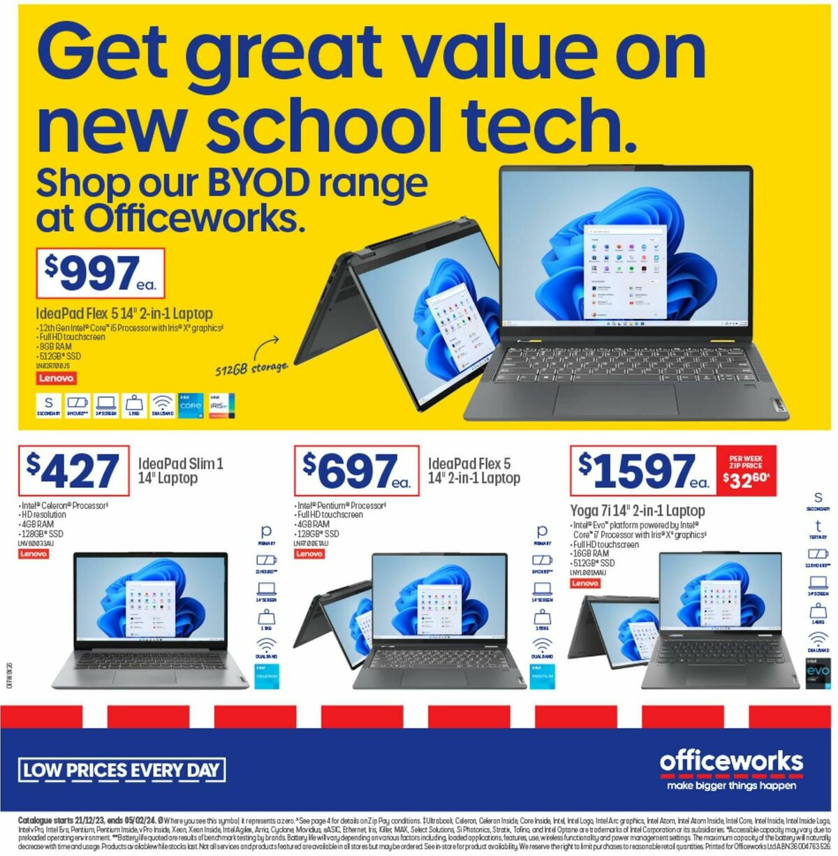 Officeworks Catalogues from 21 December