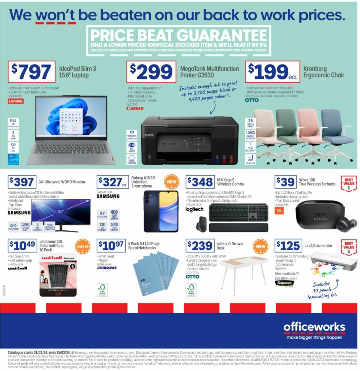 Officeworks Catalogues from 1 February