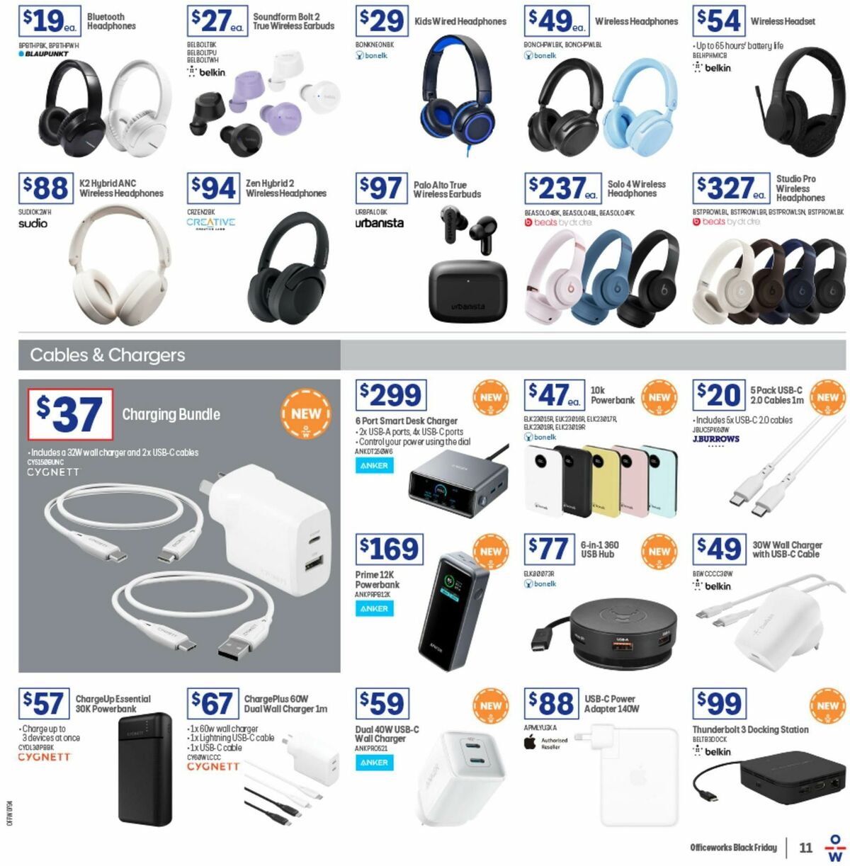 Officeworks We Won't be Beaten on Black Friday Prices Catalogues from 18 November