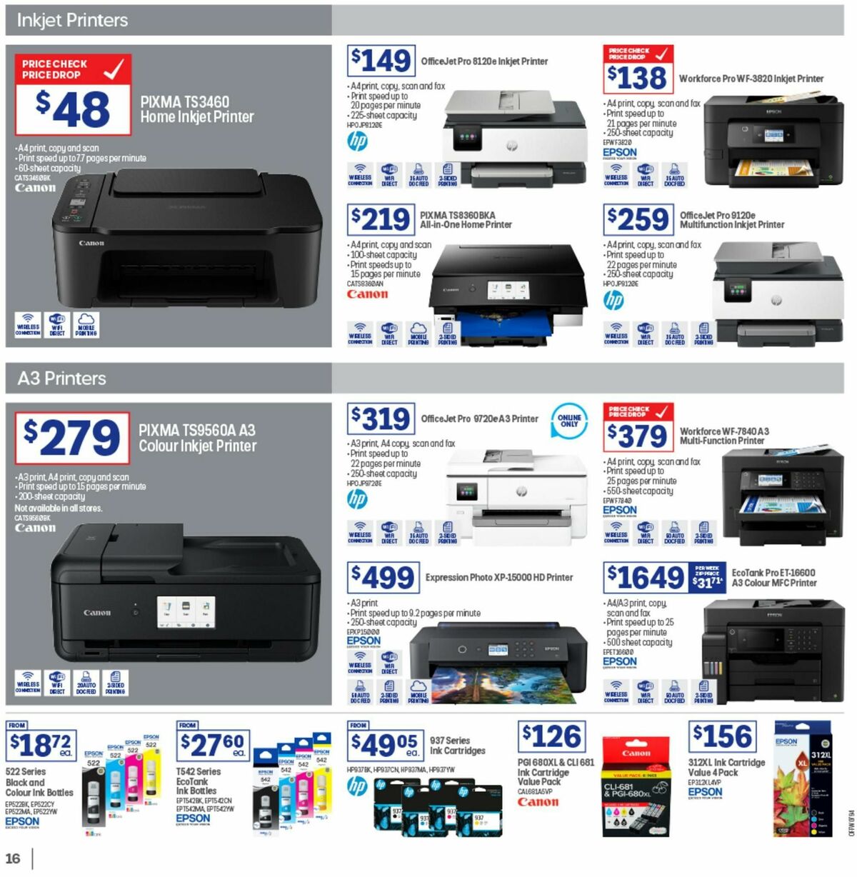Officeworks We Won't be Beaten on Black Friday Prices Catalogues from 18 November