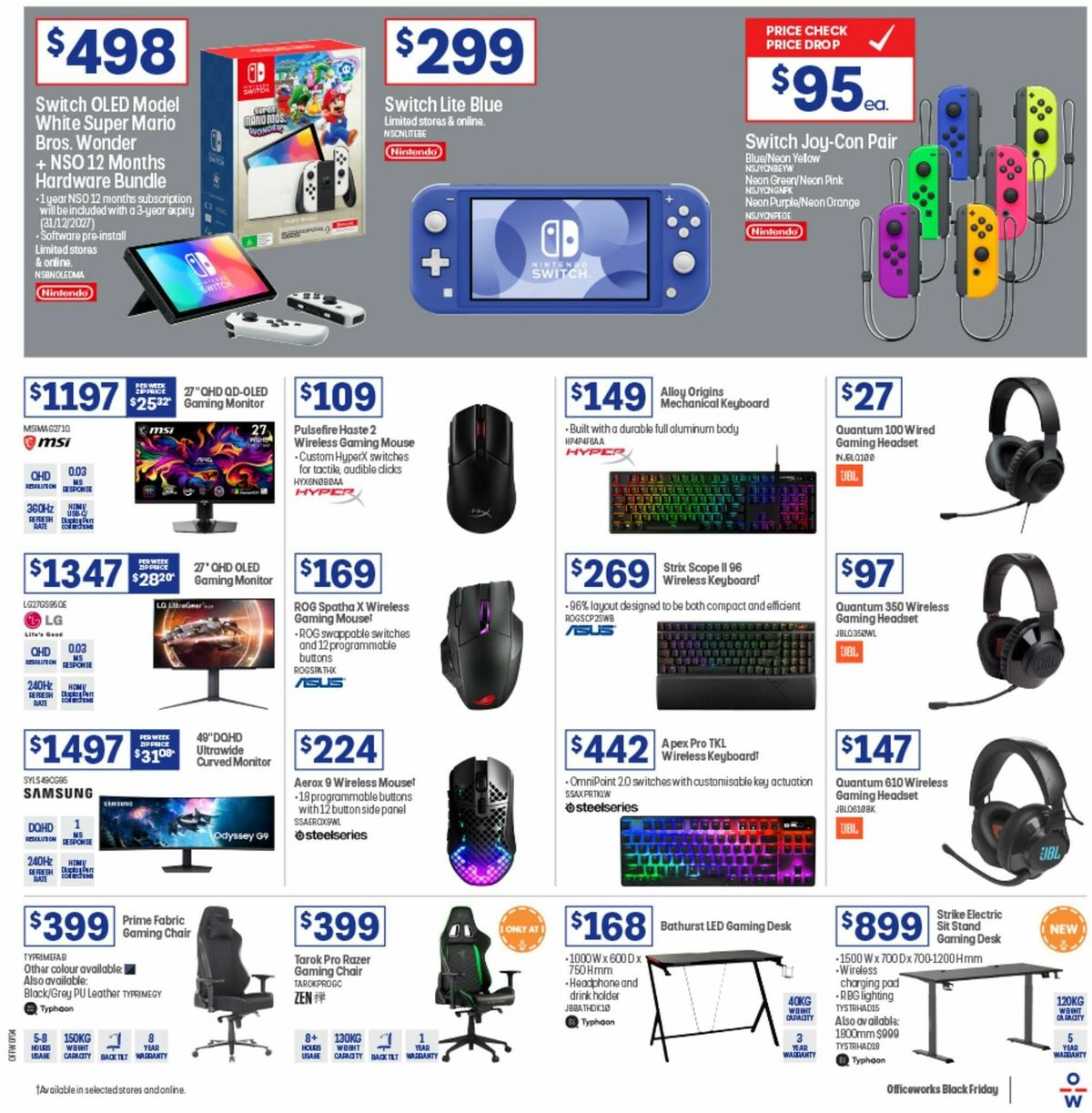 Officeworks We Won't be Beaten on Black Friday Prices Catalogues from 18 November