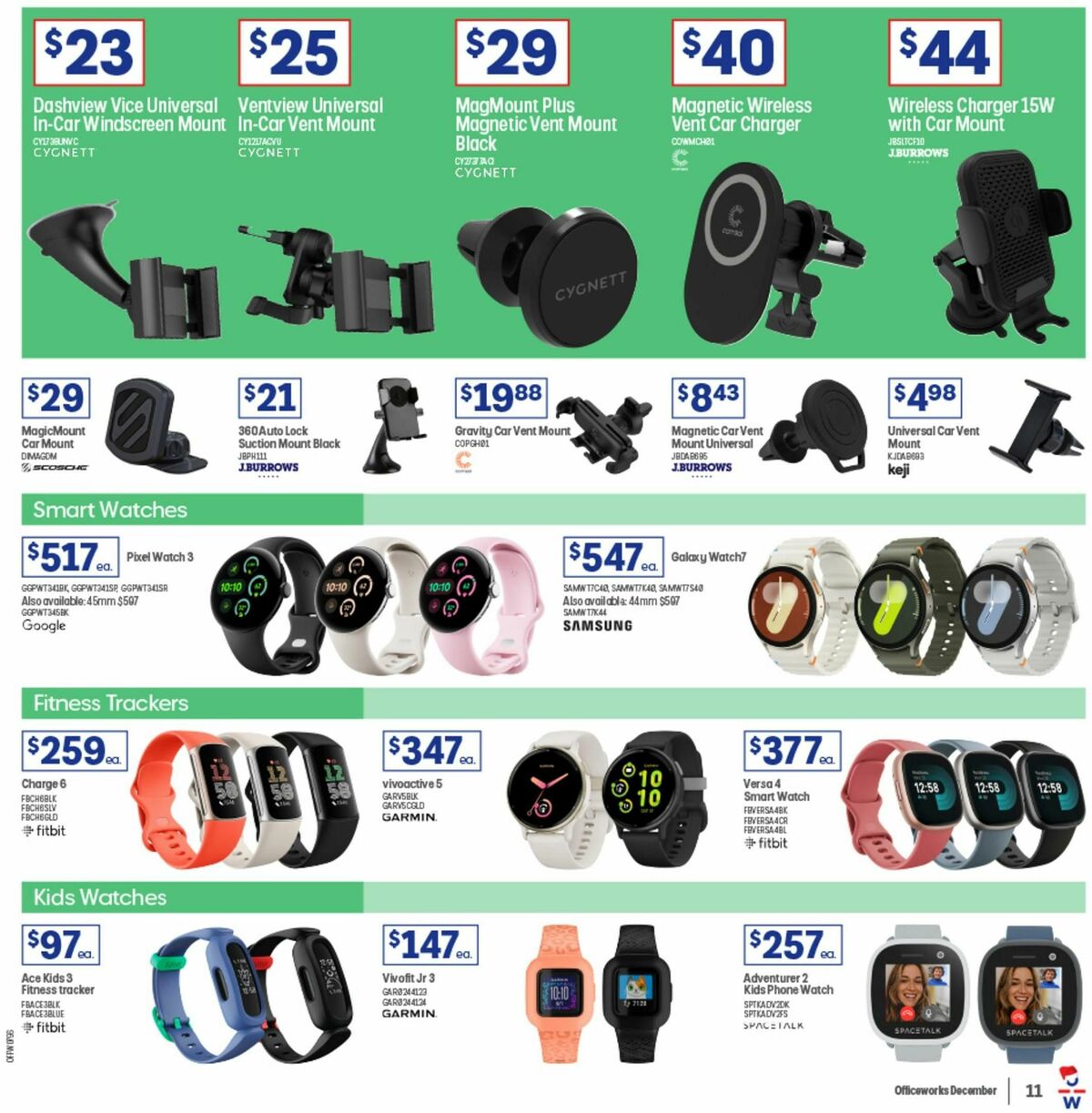 Officeworks We Won't be Beaten on Christmas Gift Prices Catalogues from 5 December