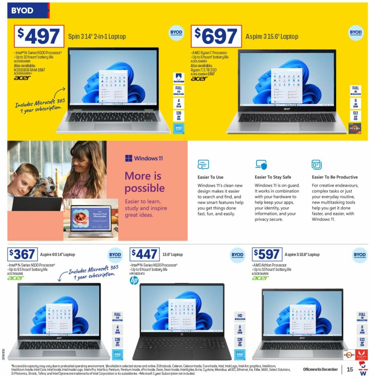 Officeworks We Won't be Beaten on Christmas Gift Prices Catalogues from 5 December