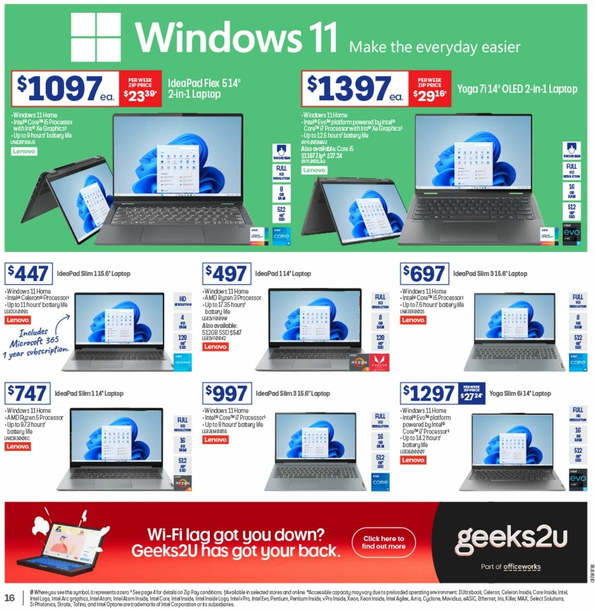 Officeworks We Won't be Beaten on Christmas Gift Prices Catalogues from 5 December