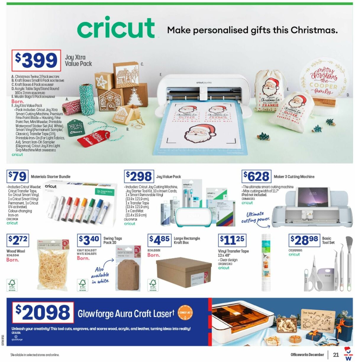 Officeworks We Won't be Beaten on Christmas Gift Prices Catalogues from 5 December