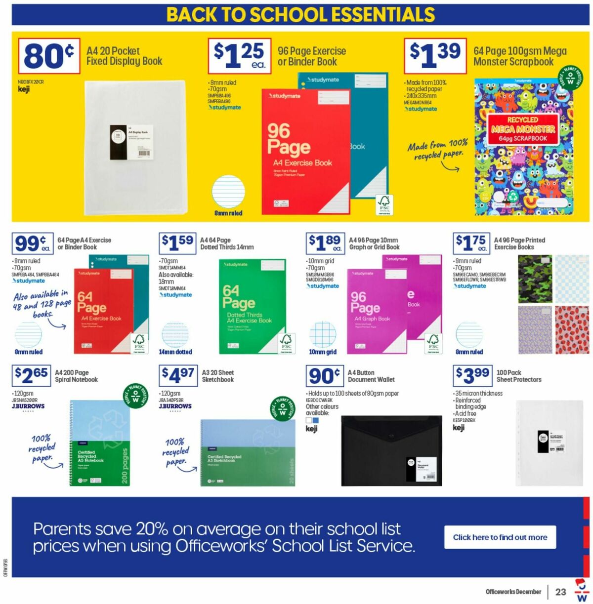 Officeworks We Won't be Beaten on Christmas Gift Prices Catalogues from 5 December