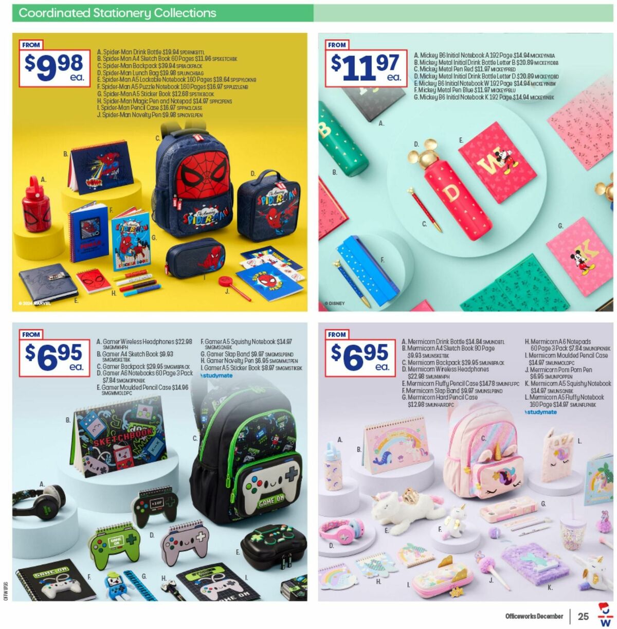 Officeworks We Won't be Beaten on Christmas Gift Prices Catalogues from 5 December