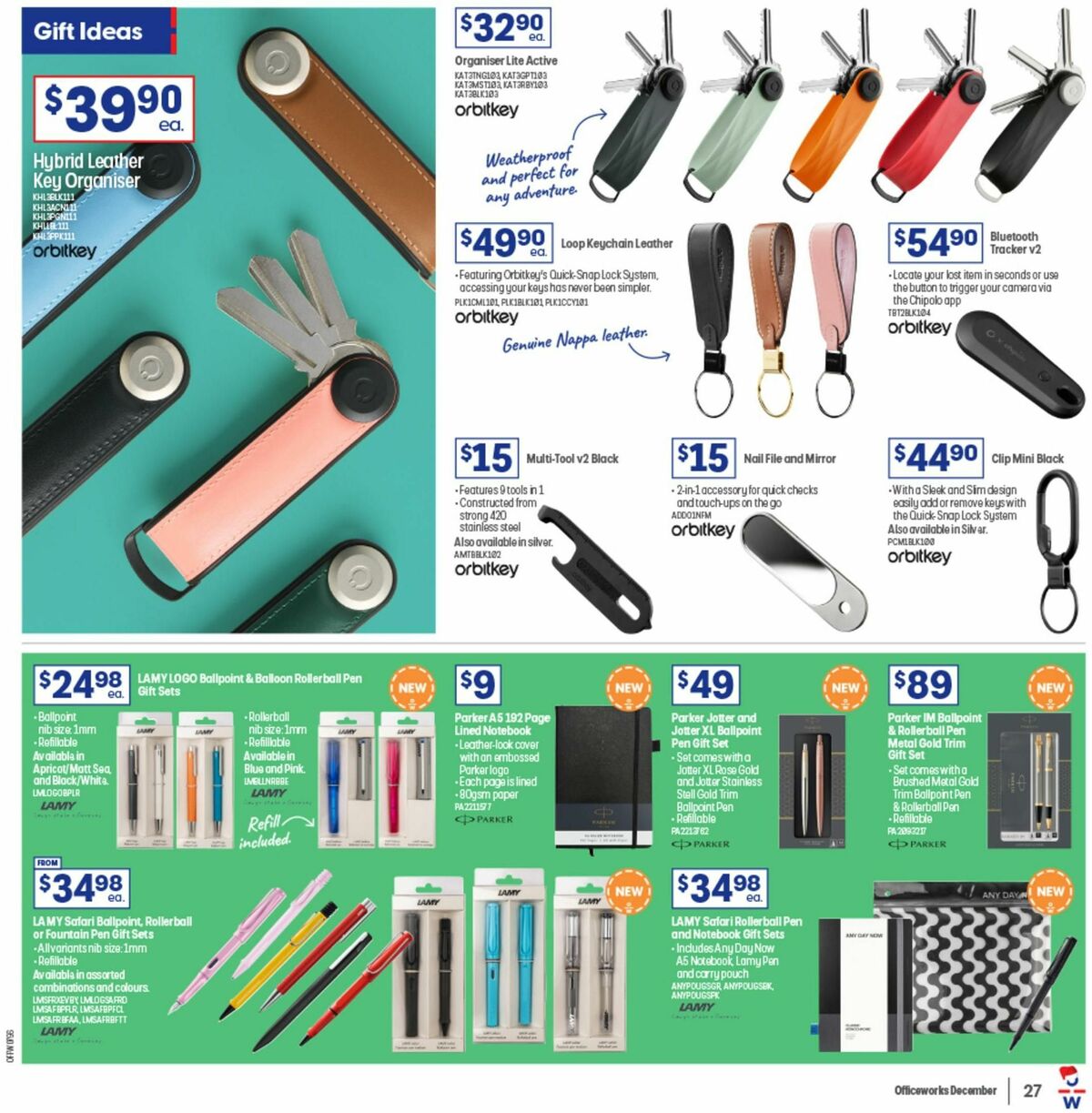 Officeworks We Won't be Beaten on Christmas Gift Prices Catalogues from 5 December