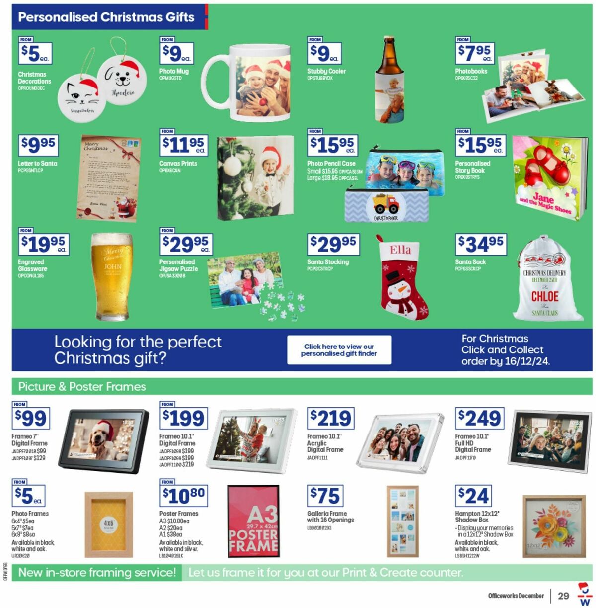 Officeworks We Won't be Beaten on Christmas Gift Prices Catalogues from 5 December