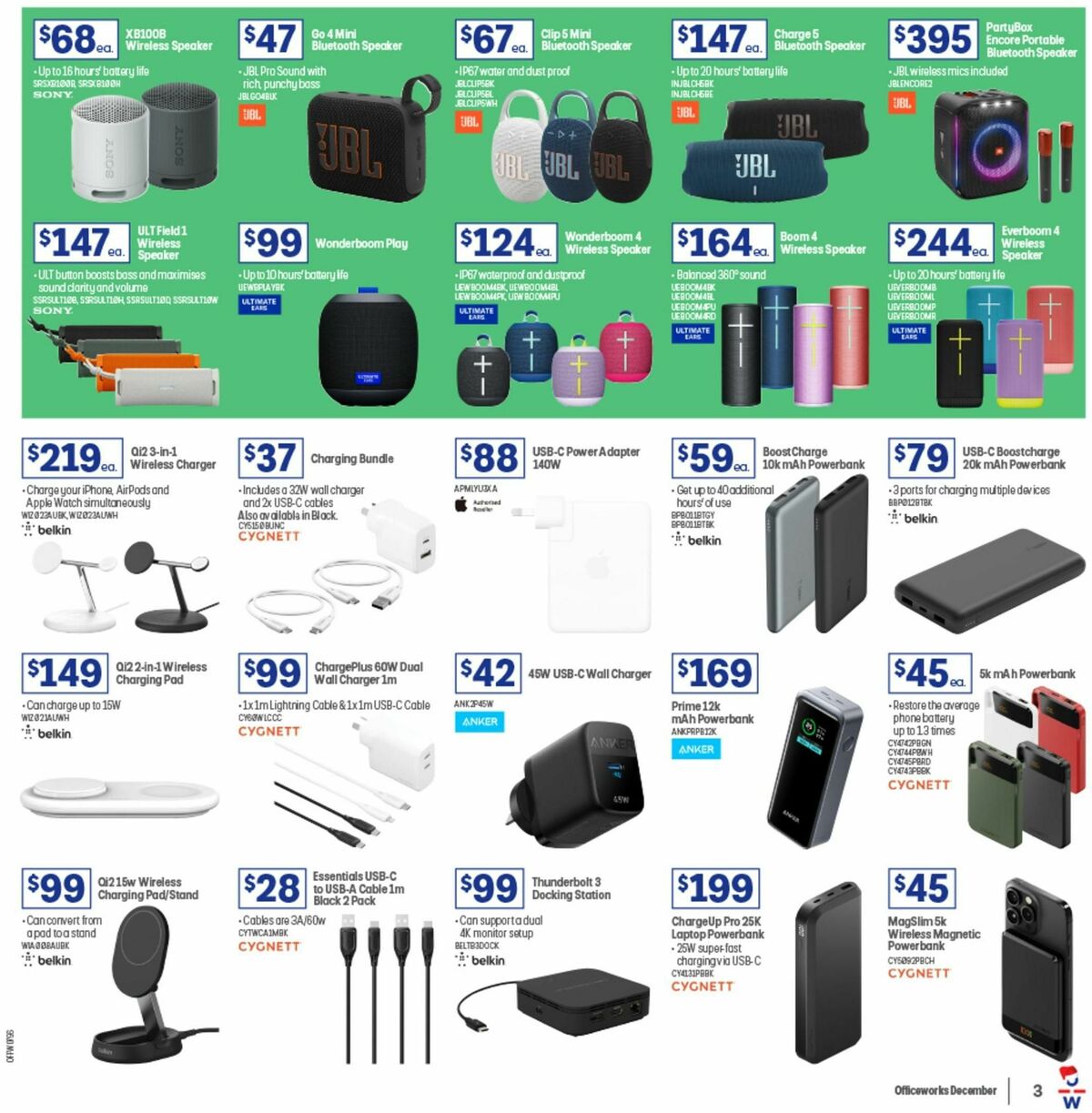 Officeworks We Won't be Beaten on Christmas Gift Prices Catalogues from 5 December