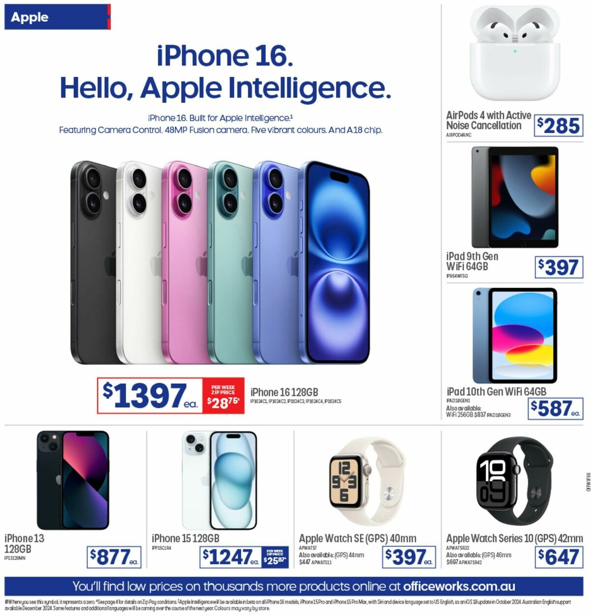 Officeworks We Won't be Beaten on Christmas Gift Prices Catalogues from 5 December