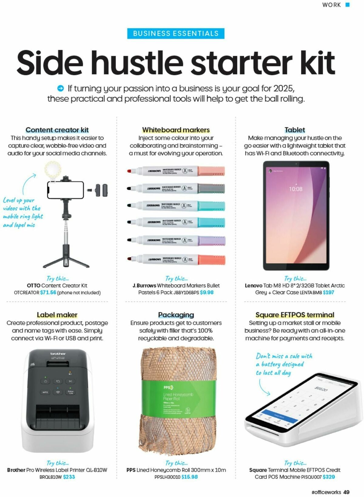 Officeworks Magazine Catalogues from 17 January