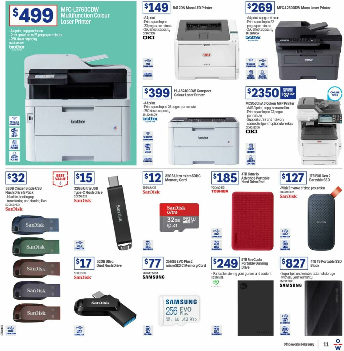 Officeworks Catalogues from 13 February