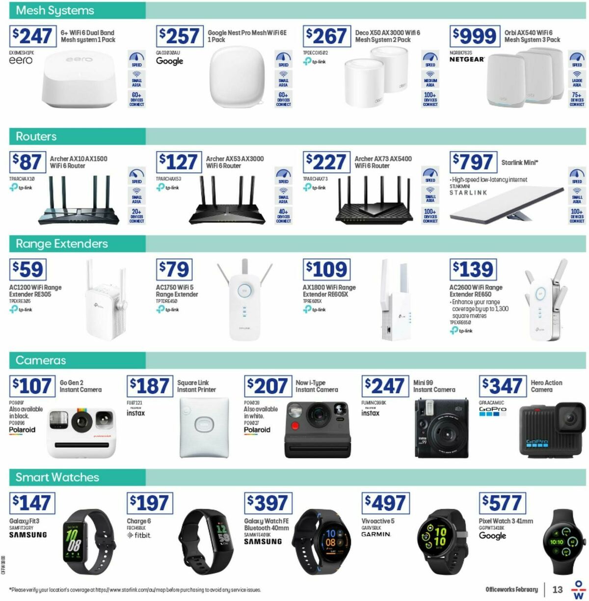 Officeworks Catalogues from 13 February