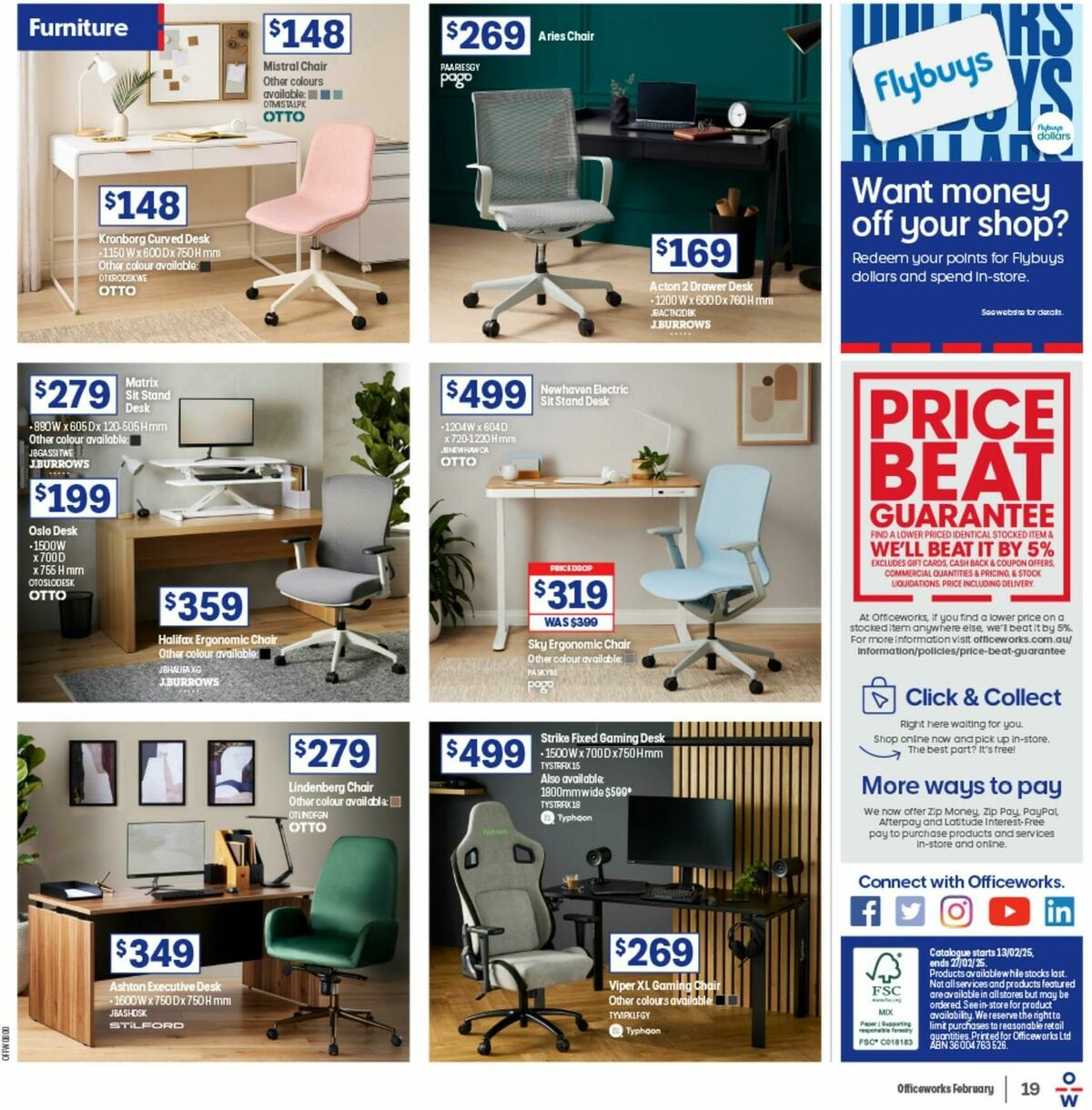 Officeworks Catalogues from 13 February