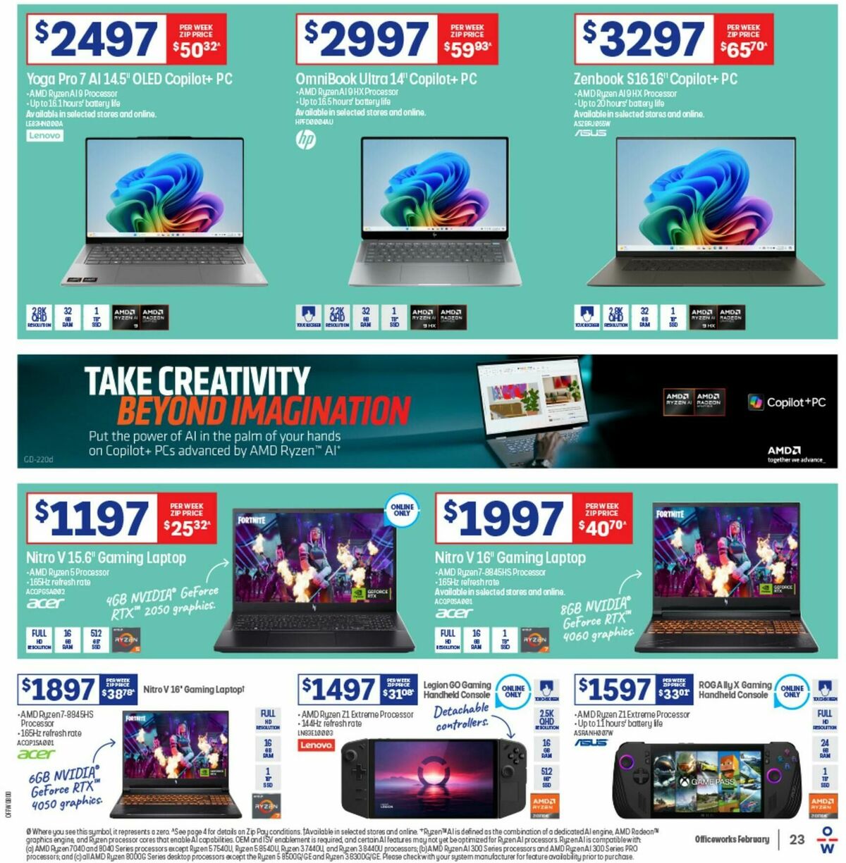 Officeworks Catalogues from 13 February