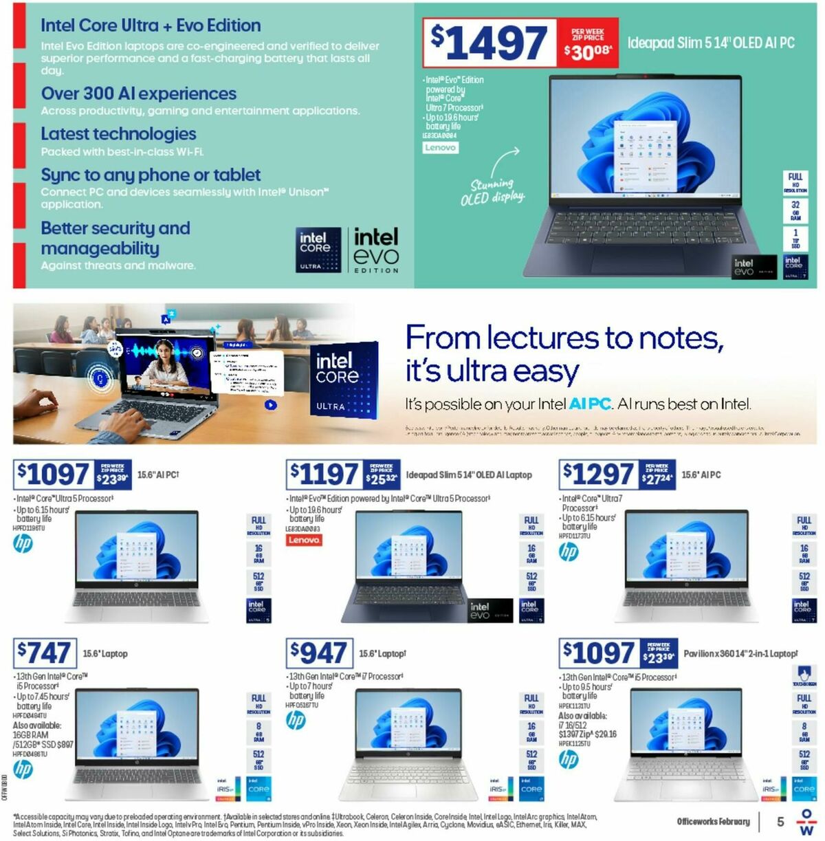 Officeworks Catalogues from 13 February