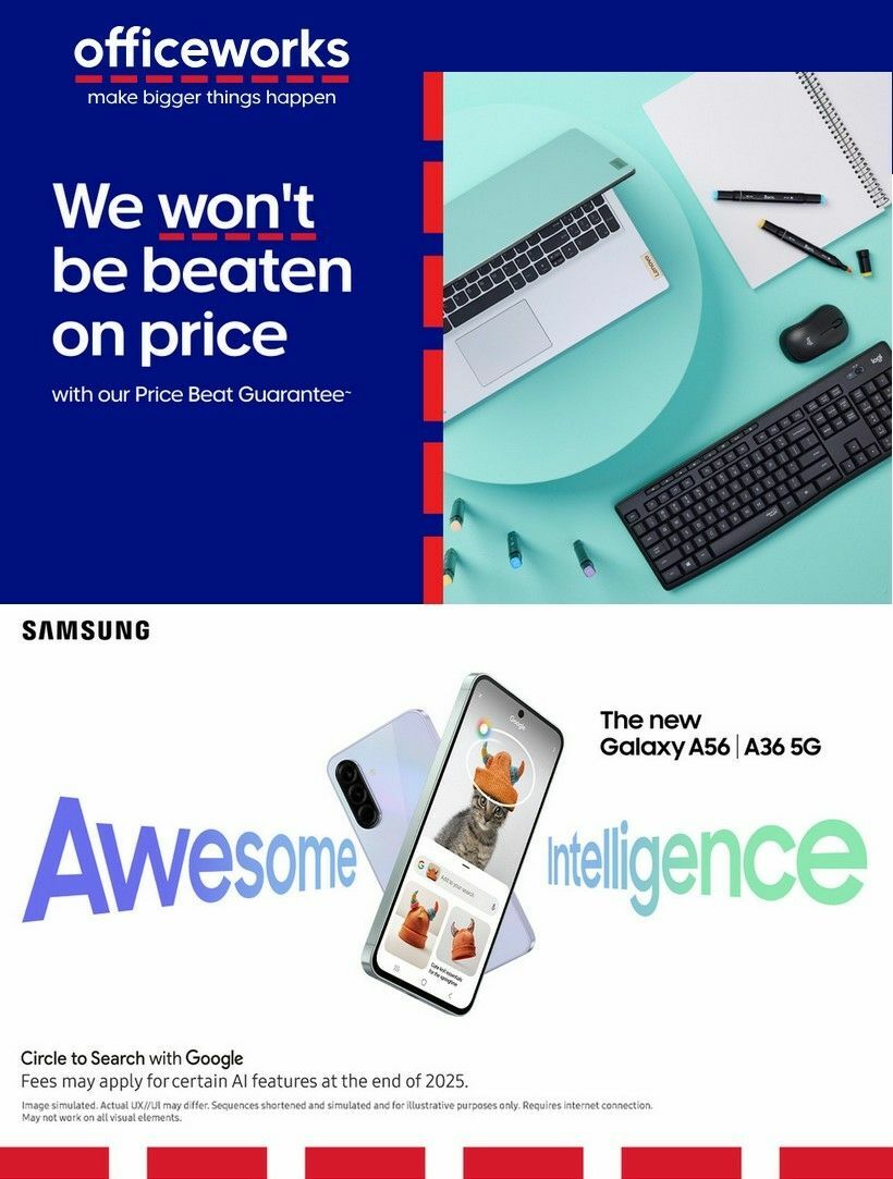 Officeworks Catalogues from 28 March