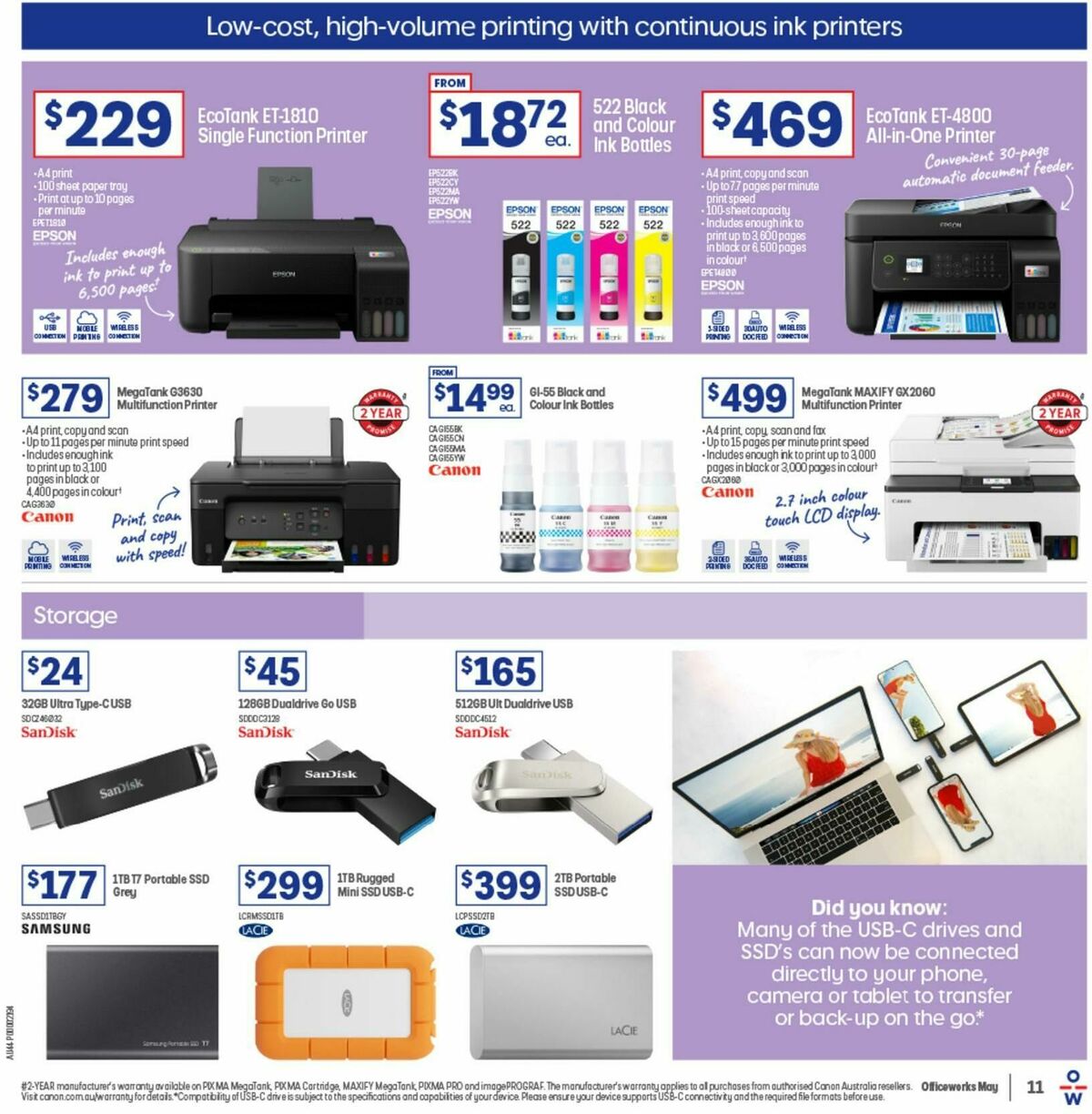 Officeworks Catalogues from 8 May