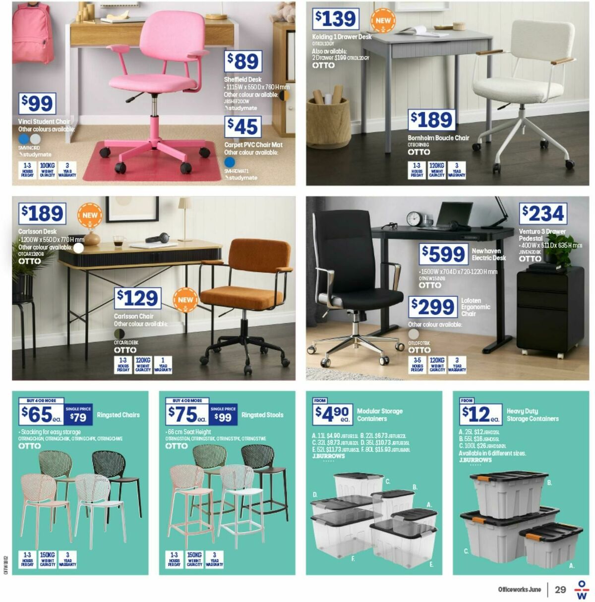 Officeworks Catalogues from 29 May