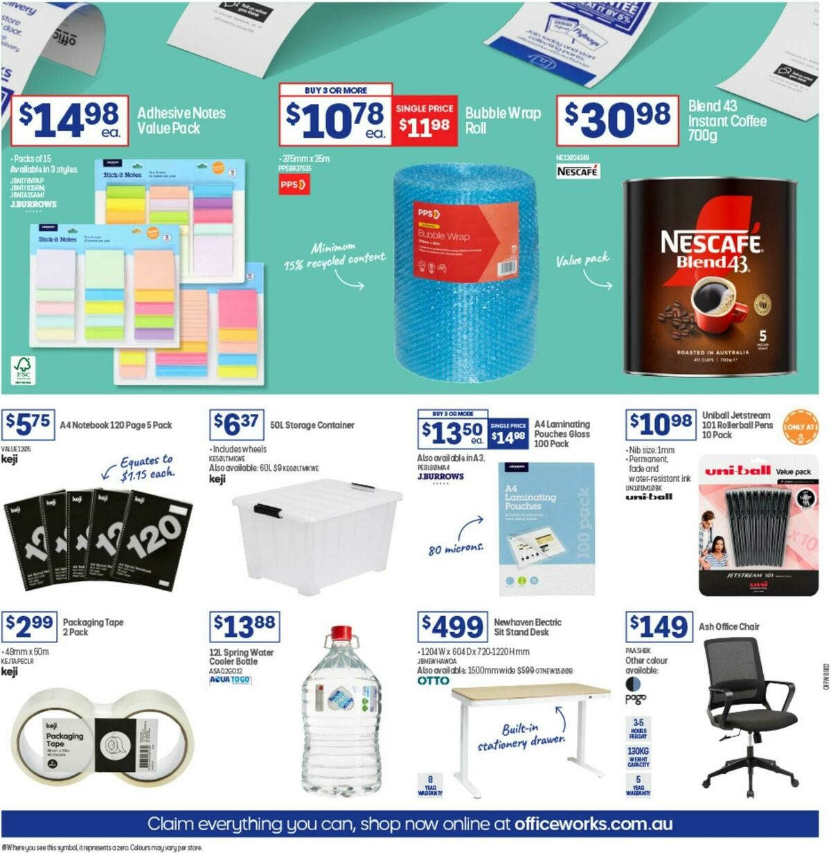 Officeworks Catalogues from 29 May