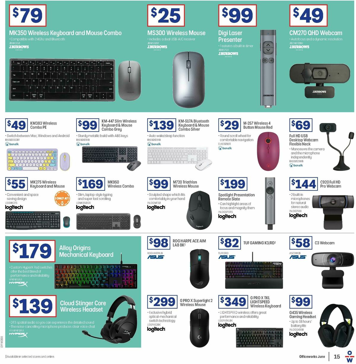 Officeworks We Won't be Beaten on Tax Time Prices Catalogues from 12 June