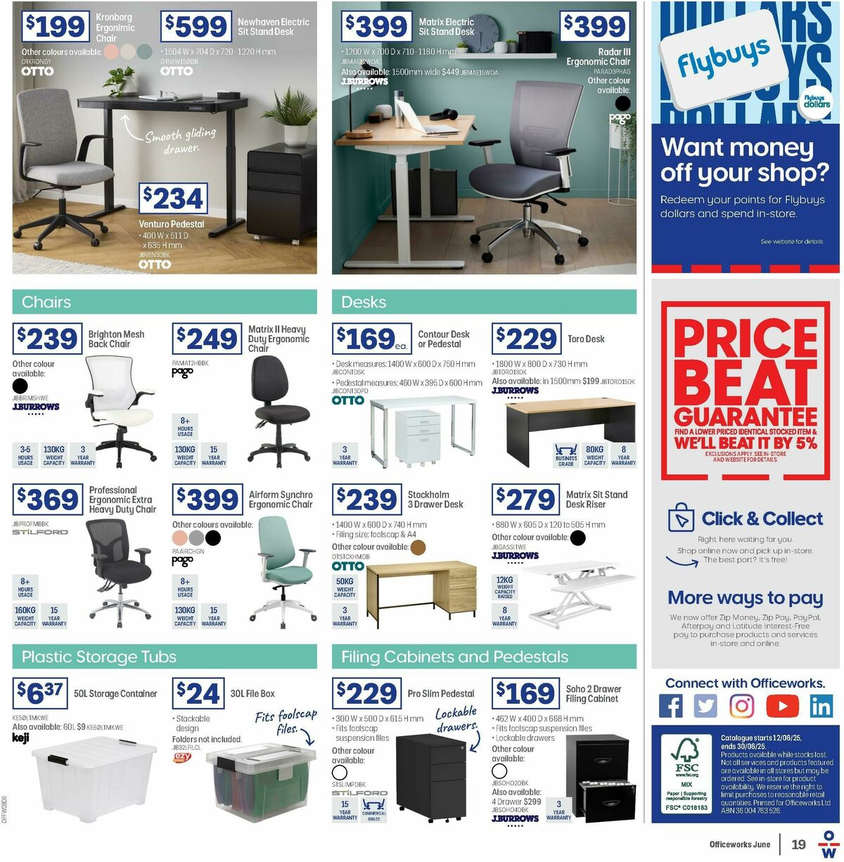 Officeworks We Won't be Beaten on Tax Time Prices Catalogues from 12 June