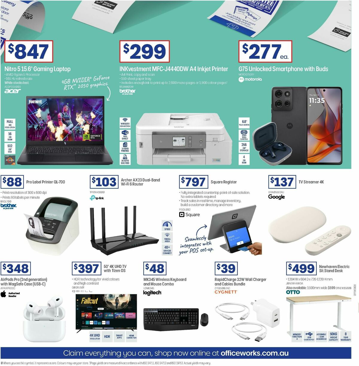 Officeworks We Won't be Beaten on Tax Time Prices Catalogues from 12 June