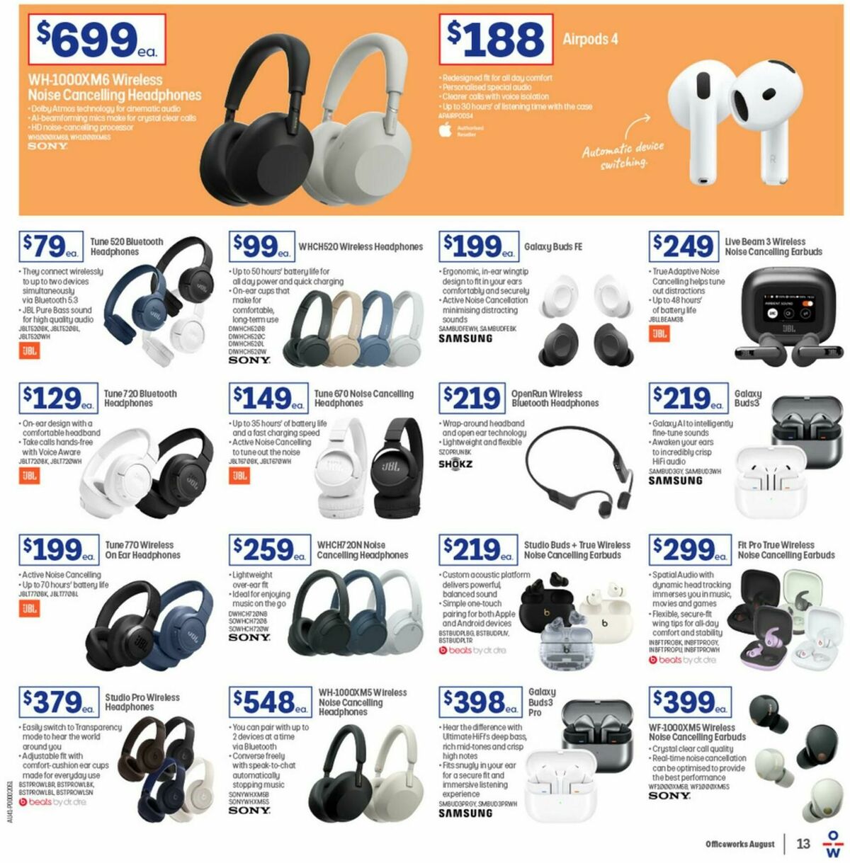 Officeworks Catalogues from 7 August