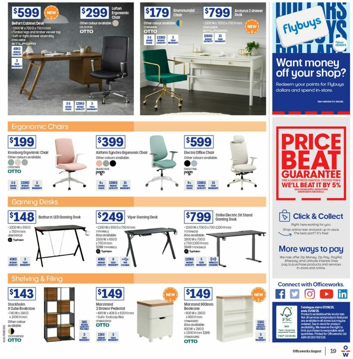 Officeworks Catalogues from 7 August