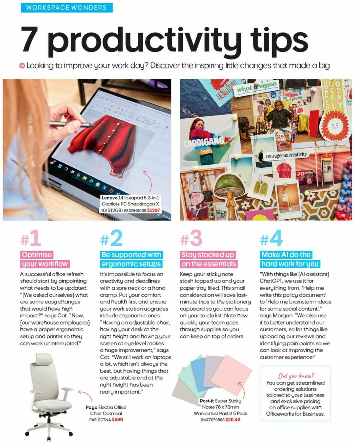 Officeworks Magazine Catalogues from 19 August