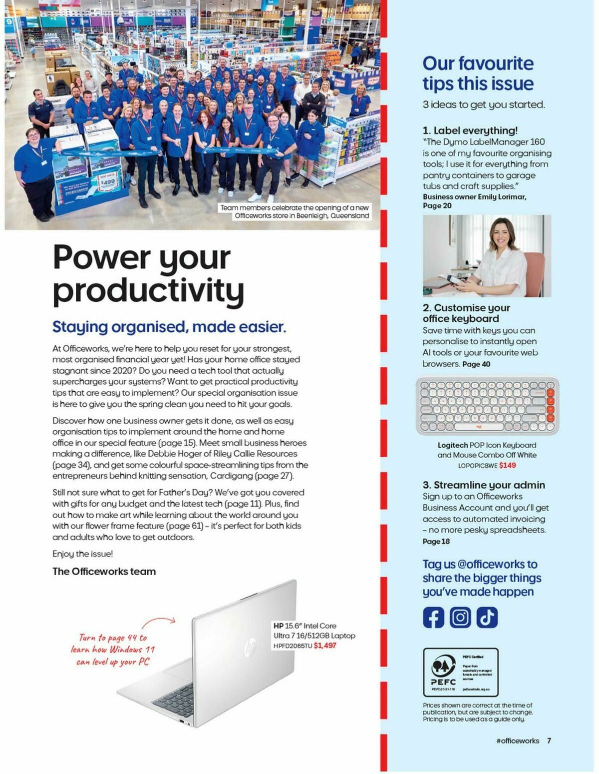 Officeworks Magazine Catalogues from 19 August